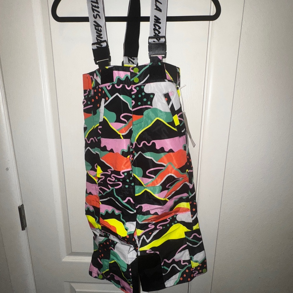 Stella McCartney Kids Neon Graphic Snow Pants